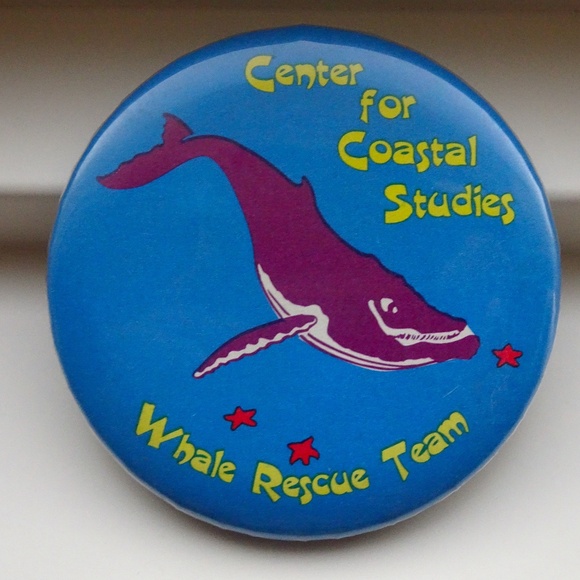 Jewelry - Center For Coastal Studies Whale Rescue Team Ocean Activist Blue Novetly Pin